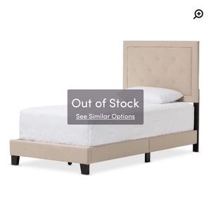 Crader Twin Headboard Cream